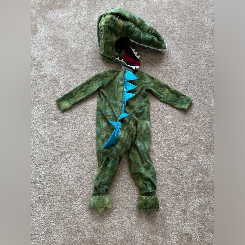 Pottery Barn Kids Green Dinosaur Costume